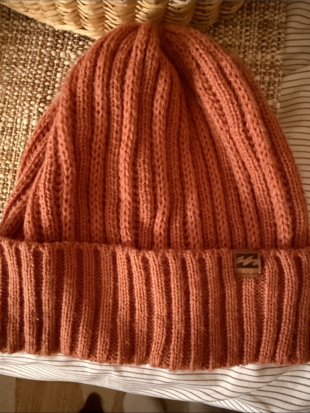 Quiksilver Rust Knit Beanie Hat